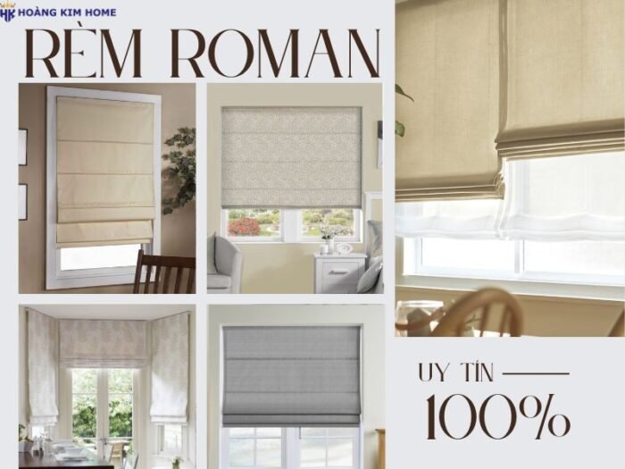 Rèm roman là gì? TOP 15 mẫu Rèm Roman đẹp sang trọng hiện nay | Hoàng ...