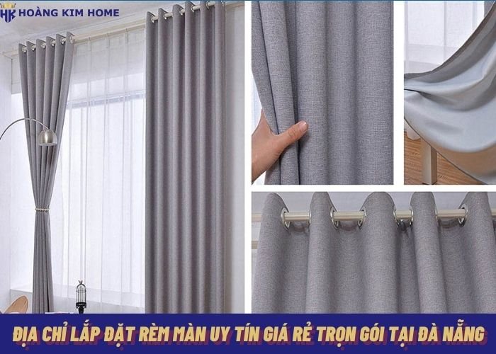 Địa chỉ lắp đặt rèm màn uy tín giá rẻ trọn gói tại Đà Nẵng | Hoàng Kim Home