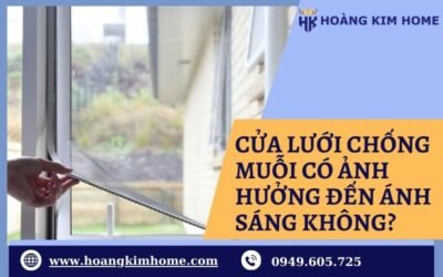 cửa lưới chống muỗi có ảnh hưởng đến ánh sáng không