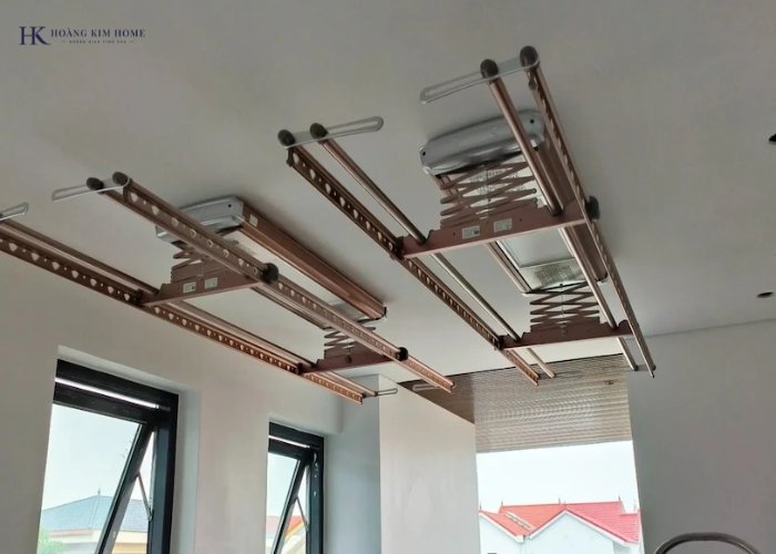 Cấu tạo và nguyên lý hoạt động của giàn phơi thông minh